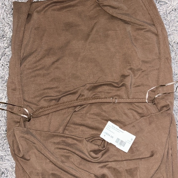 Ruby and Jenna Taupe Halter Dress Size Small NWT - Picture 5 of 6